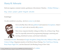 Tablet Screenshot of harryrschwartz.com